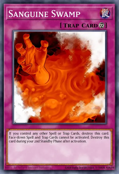 Pântano Sanguíneo — Carta Yu-Gi-Oh!