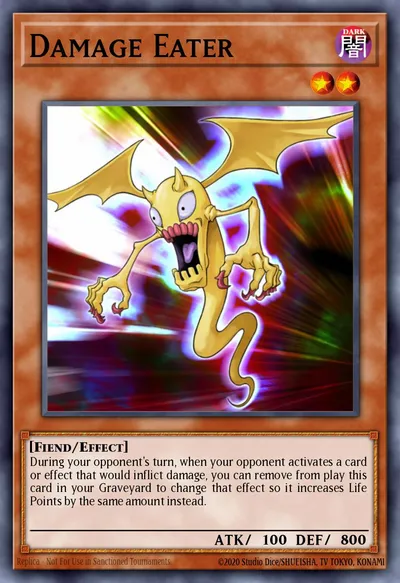 Comedor de Dano — Carta Yu-Gi-Oh!