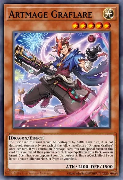 Artmage Graflare — Carta Yu-Gi-Oh!
