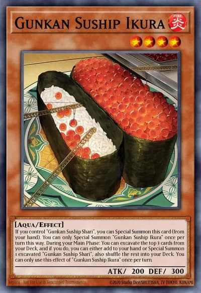 Gunkan Suship Ikura — Carta Yu-Gi-Oh!