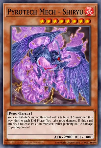 Pyrotech Mech - Shiryu — Carta Yu-Gi-Oh!