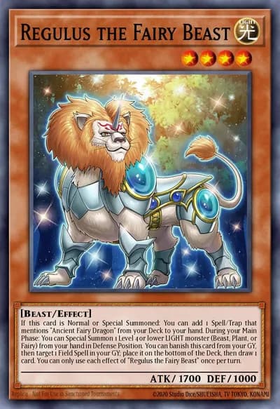 Regulus the Fairy Beast — Carta Yu-Gi-Oh!