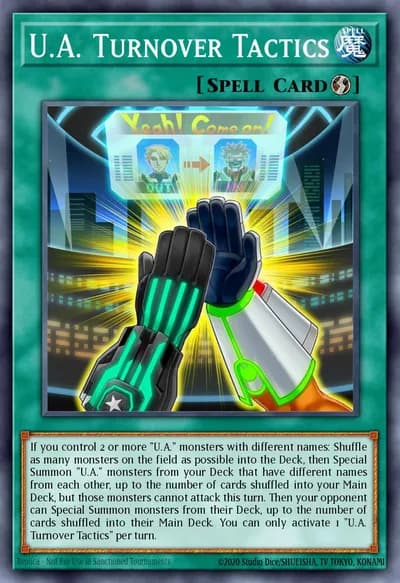 Táticas de Virada U.A. — Carta Yu-Gi-Oh!