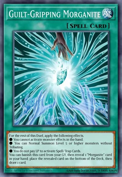 Guilt-Gripping Morganite — Carta Yu-Gi-Oh!