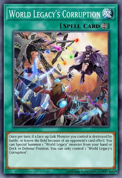 Corrupção da Legado Mundial — Carta Yu-Gi-Oh!