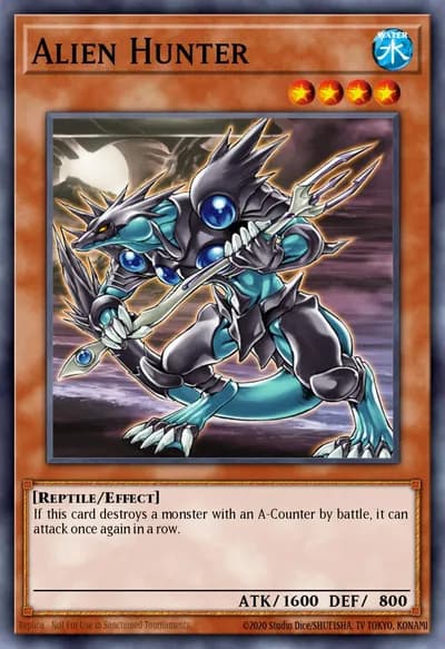 Caçador Alienígena — Carta Yu-Gi-Oh!