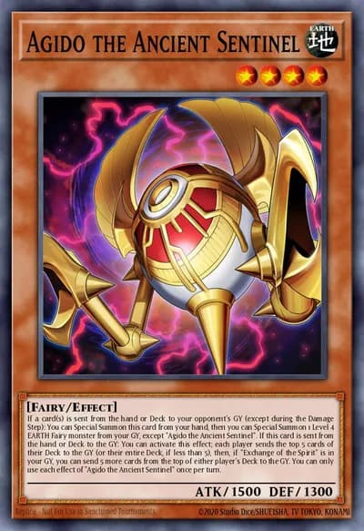 Agido, o Sentinela Ancestral — Carta Yu-Gi-Oh!