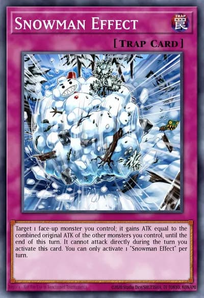 Efeito Homem de Neve — Carta Yu-Gi-Oh!