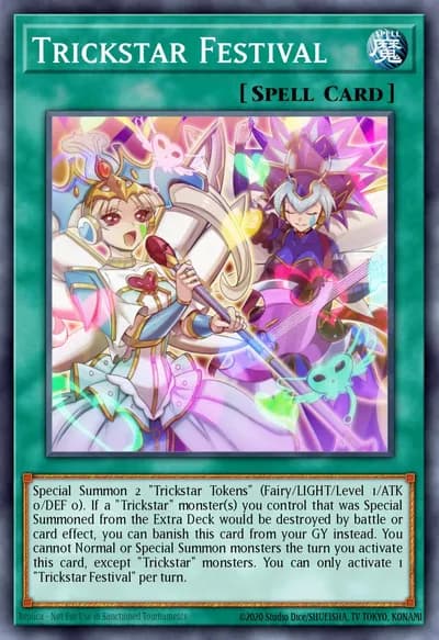 Festival Trickstar — Carta Yu-Gi-Oh!