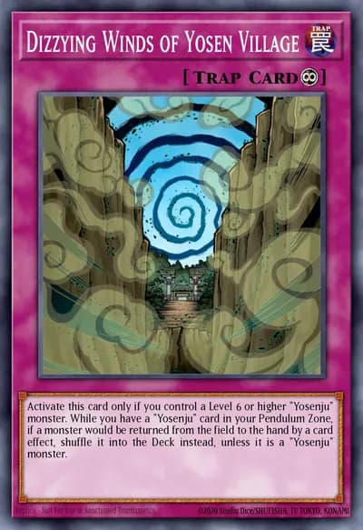 Dizzying Winds of Yosen Village — Carta Yu-Gi-Oh!