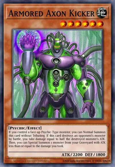 Armored Axon Kicker — Carta Yu-Gi-Oh!