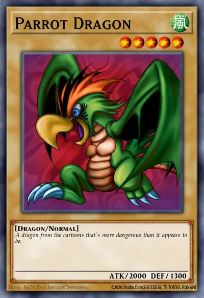 Parrot Dragon — Carta Yu-Gi-Oh!