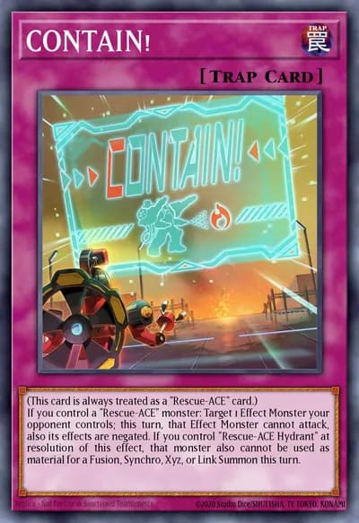 CONTAIN! — Carta Yu-Gi-Oh!