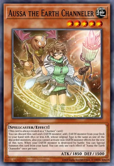 Aussa, a Canalizadora da Terra — Carta Yu-Gi-Oh!