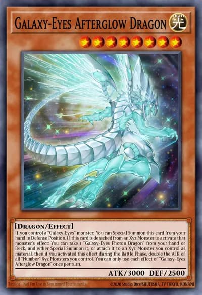 Galaxy-Eyes Afterglow Dragon — Carta Yu-Gi-Oh!