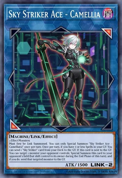 Sky Striker Ace - Camellia — Carta Yu-Gi-Oh!