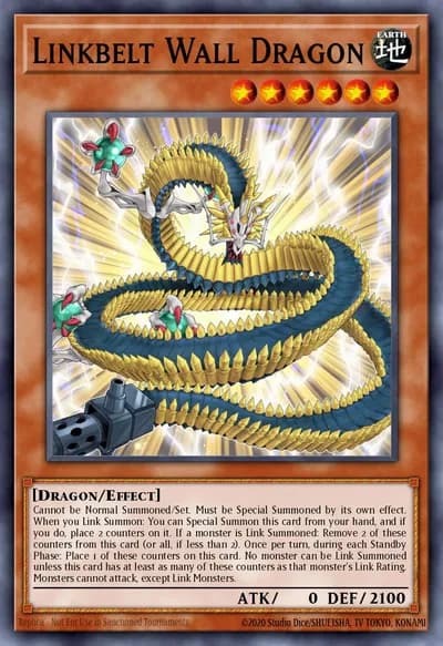 Dragão de Parede Linkbelt — Carta Yu-Gi-Oh!