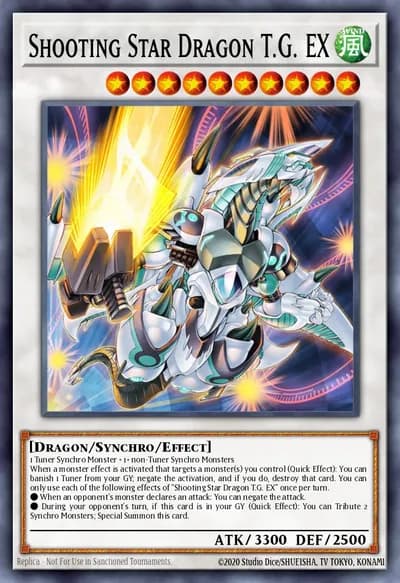 Shooting Star Dragon T.G. EX — Carta Yu-Gi-Oh!