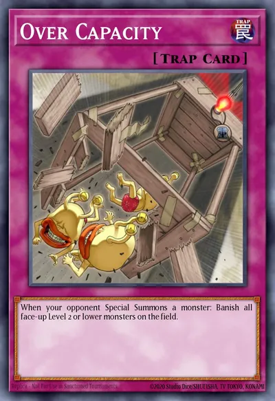 Sobrecapacidade — Carta Yu-Gi-Oh!