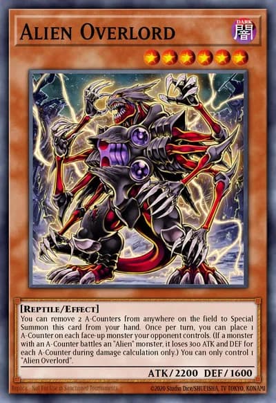 Alien Overlord — Carta Yu-Gi-Oh!