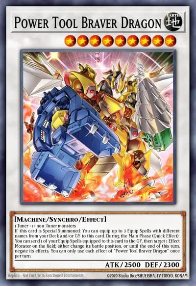 Power Tool Braver Dragon — Carta Yu-Gi-Oh!