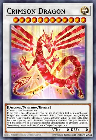Crimson Dragon — Carta Yu-Gi-Oh!