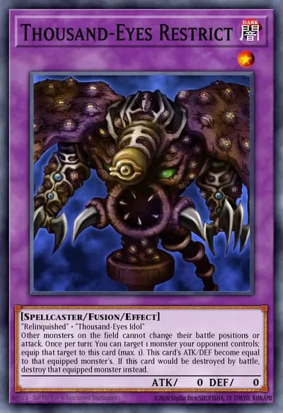 Thousand-Eyes Restrict — Carta Yu-Gi-Oh!