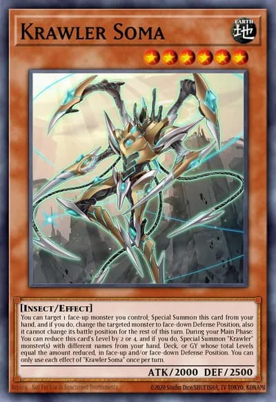 Krawler Soma — Carta Yu-Gi-Oh!