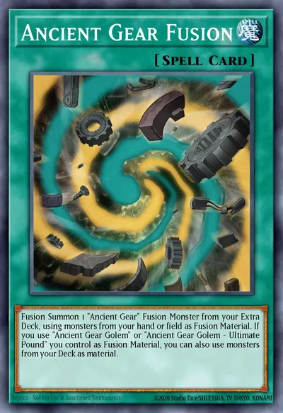 Fusão de Engrenagem Antiga — Carta Yu-Gi-Oh!
