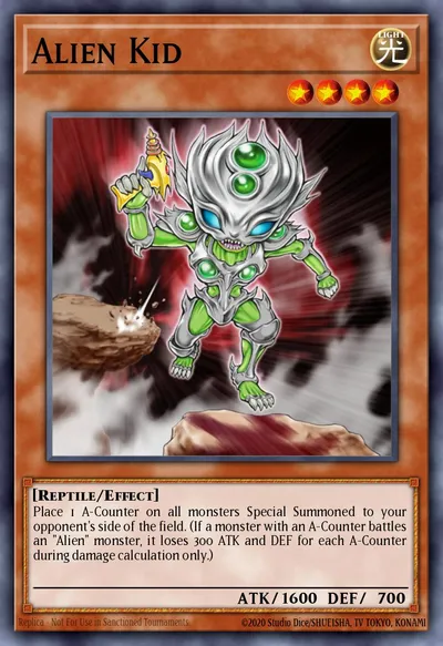 Alien Kid — Carta Yu-Gi-Oh!