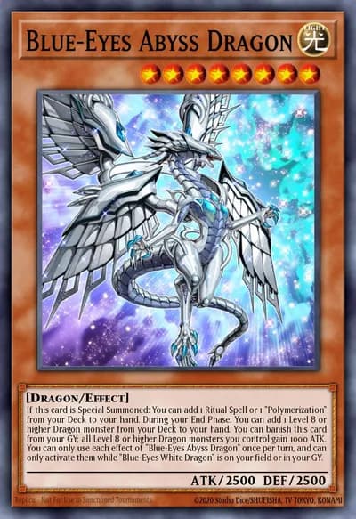 Dragão do Abismo de Olhos Azuis — Carta Yu-Gi-Oh!