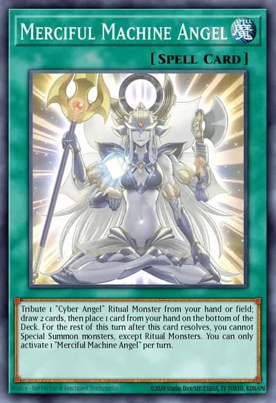 Anjo Máquina Misericordioso — Carta Yu-Gi-Oh!