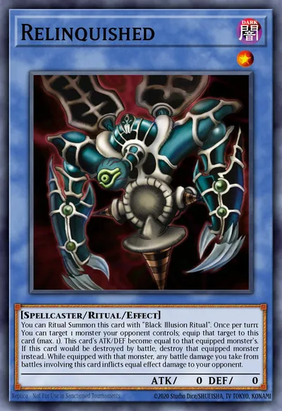 Relinquished — Carta Yu-Gi-Oh!