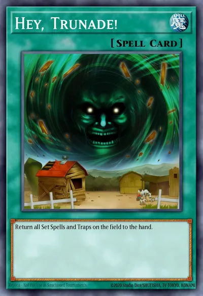 Ei, Trunade! — Carta Yu-Gi-Oh!