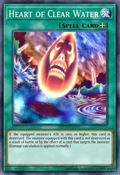 Coração de Água Pura — Carta Yu-Gi-Oh!