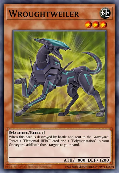Wroughtweiler — Carta Yu-Gi-Oh!