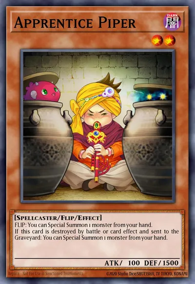 Apprentice Piper — Carta Yu-Gi-Oh!