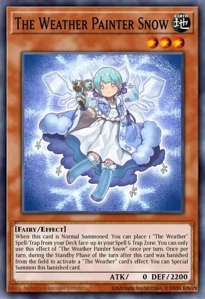 The Weather Painter Snow — Carta Yu-Gi-Oh!