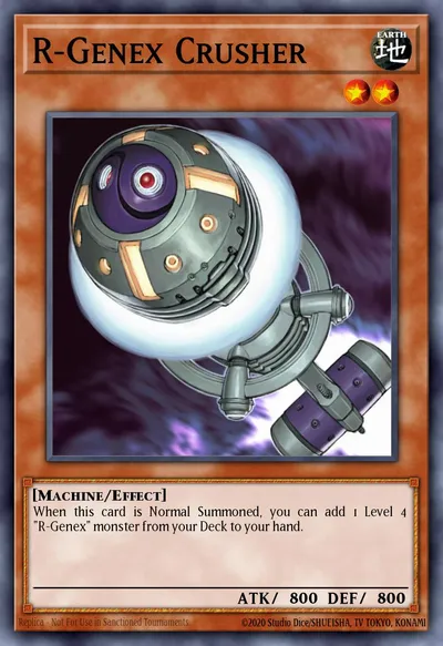 R-Genex Crusher — Carta Yu-Gi-Oh!