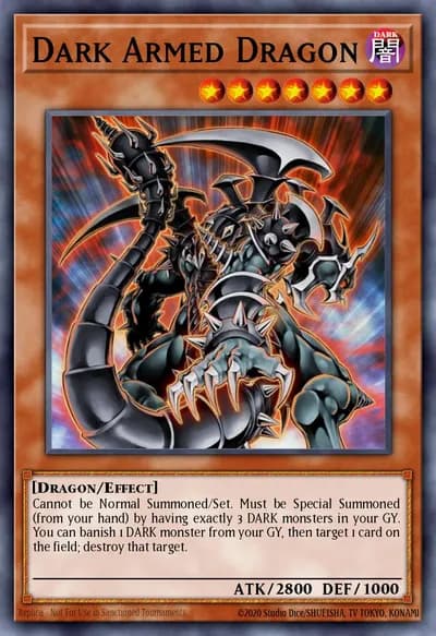 Dragão Armado Negro — Carta Yu-Gi-Oh!