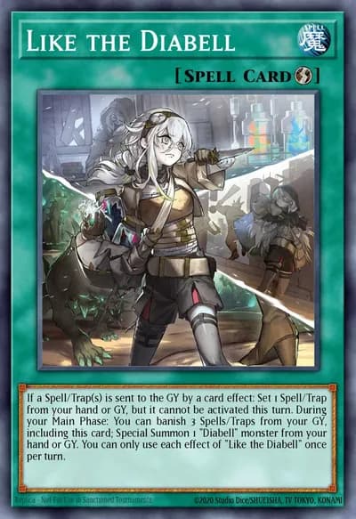 Like the Diabell — Carta Yu-Gi-Oh!