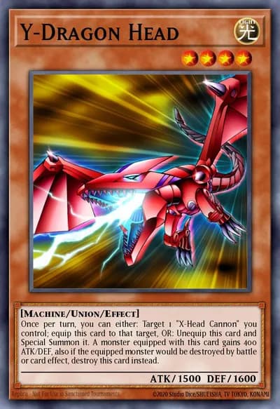 Cabeça de Dragão Y — Carta Yu-Gi-Oh!