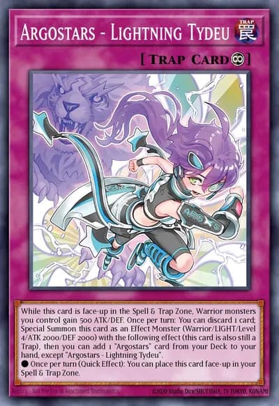 Argostars - Lightning Tydeu — Carta Yu-Gi-Oh!