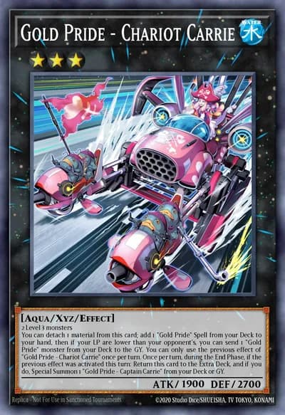 Gold Pride - Chariot Carrie — Carta Yu-Gi-Oh!