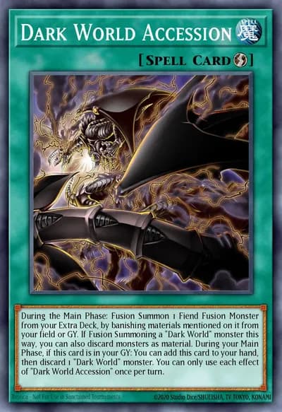 Dark World Accession — Carta Yu-Gi-Oh!
