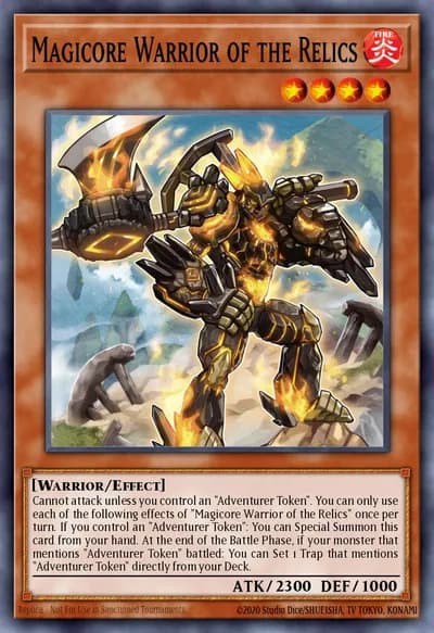Magicore Warrior of the Relics — Carta Yu-Gi-Oh!