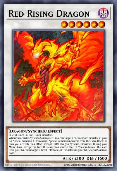 Red Rising Dragon — Carta Yu-Gi-Oh!