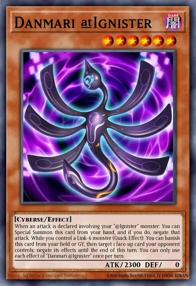 Danmari @Ignister — Carta Yu-Gi-Oh!