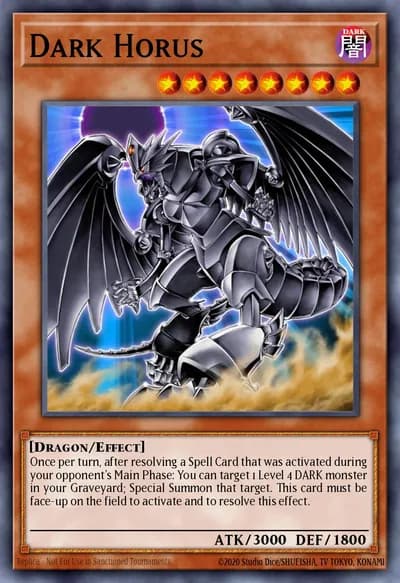 Horus Negro — Carta Yu-Gi-Oh!