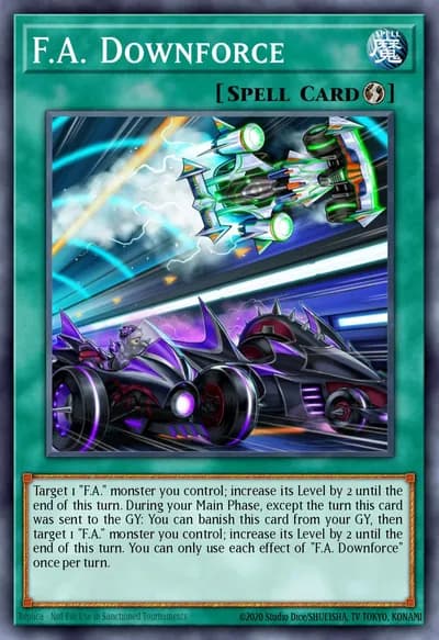 F.A. Downforce — Carta Yu-Gi-Oh!